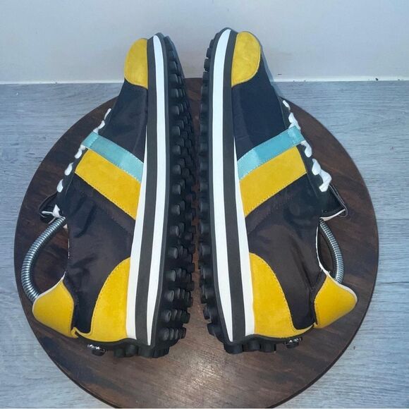 Salvatore Ferragamo Men’s Size 8.5 US Sneakers Gancini Icon Trainers Shoes - Picture 9 of 10